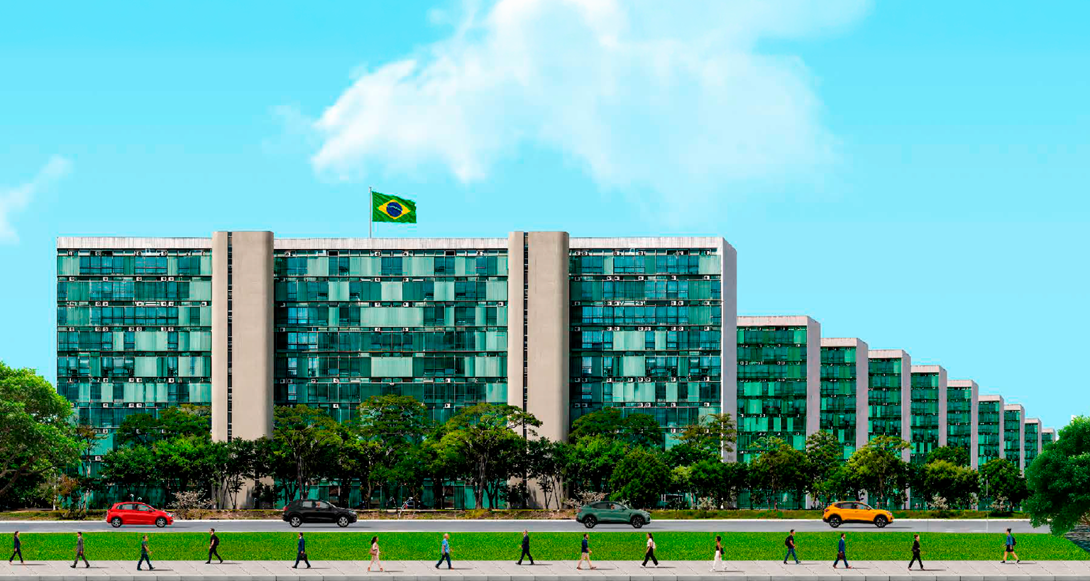 Ilustração da história sobre finanças verdes